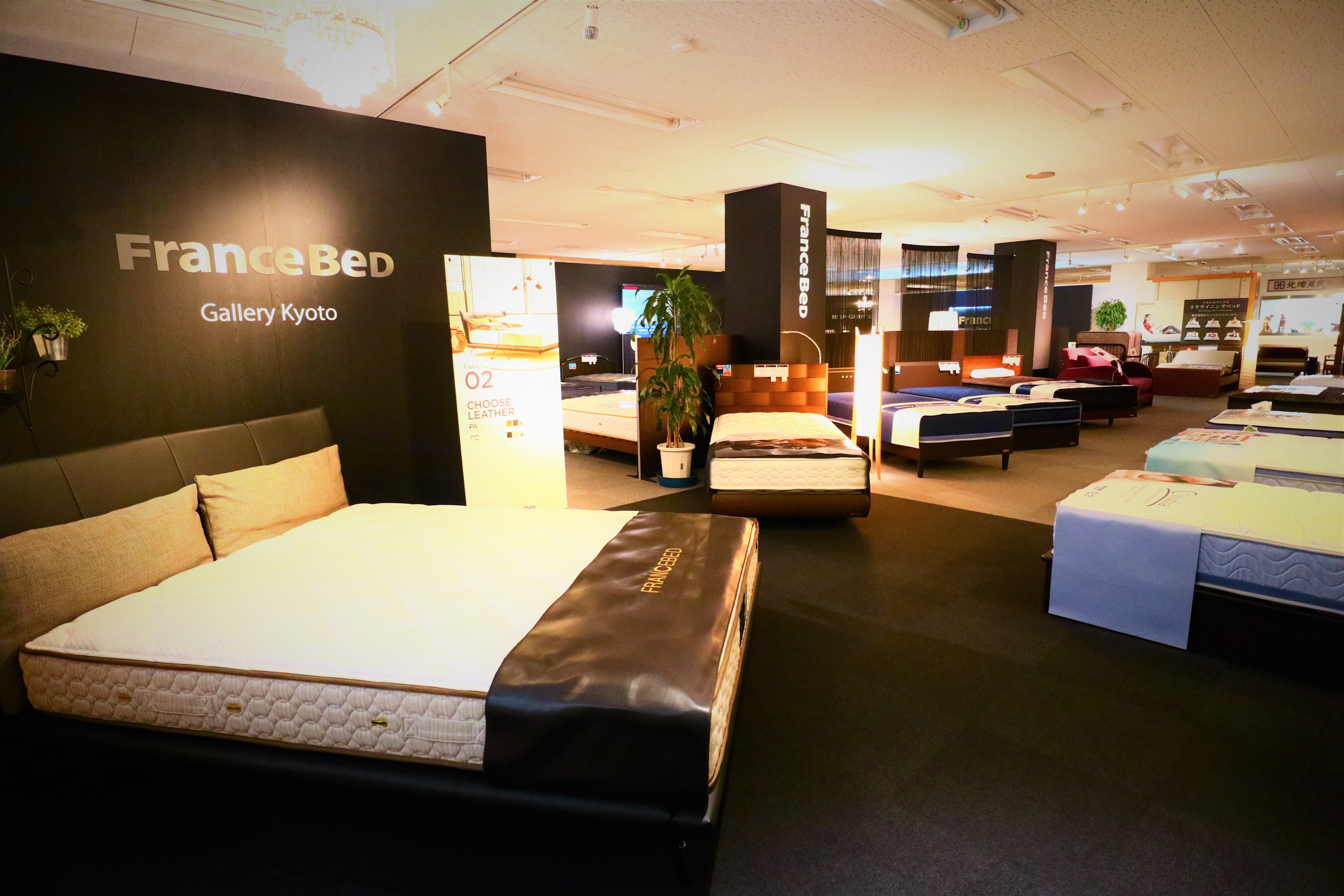 ショールームに引けを取らない品ぞろえ！